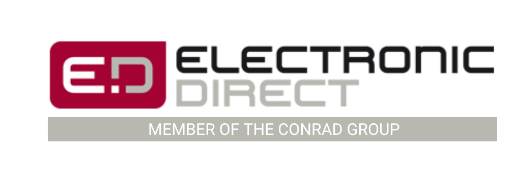rot schwarzes Logo der Firma Electronic Direct