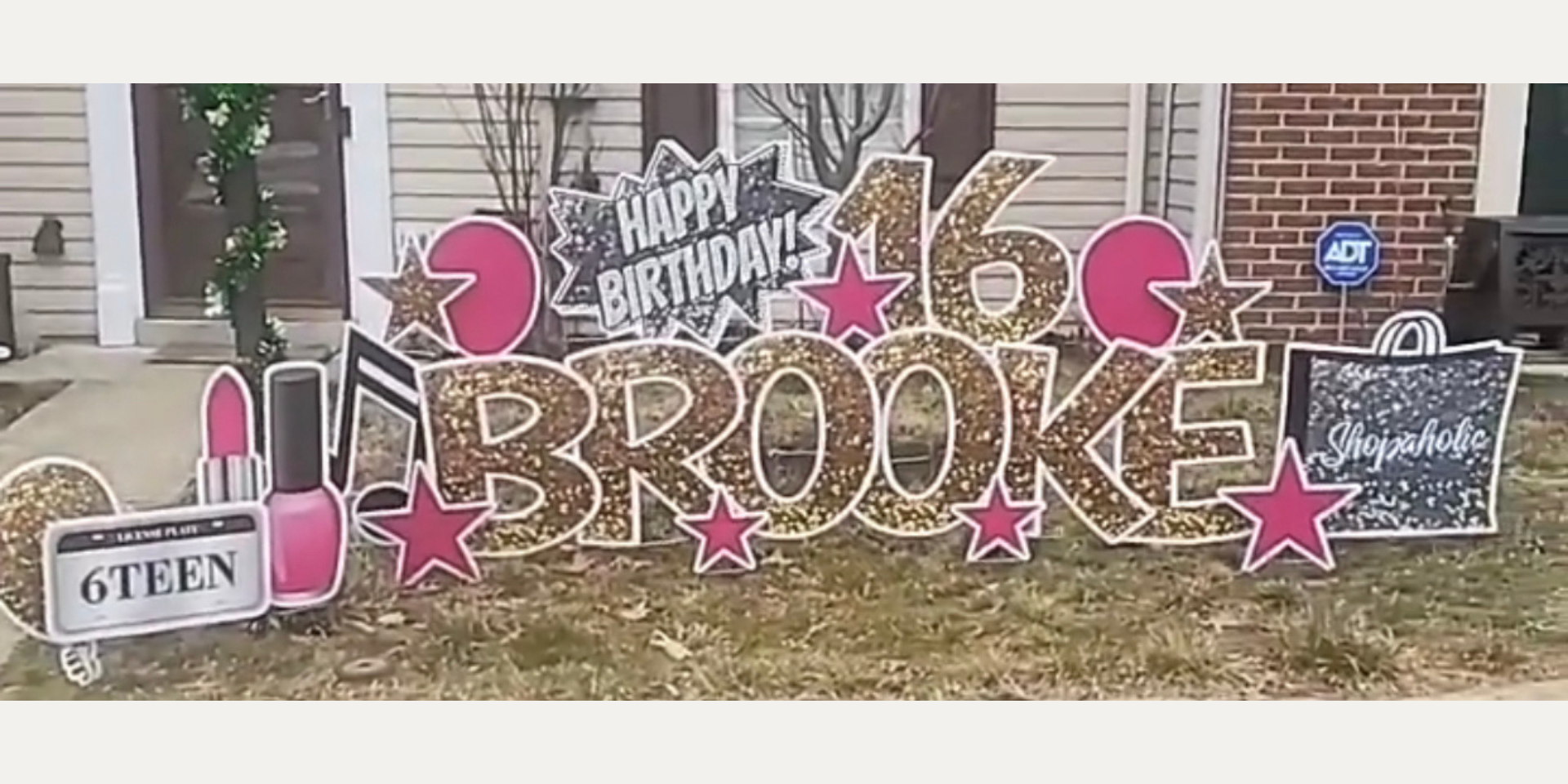 Yard Card Greetings by Sunrise Signs MN