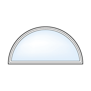 Half round window