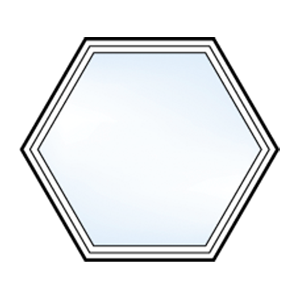 Hexagon window
