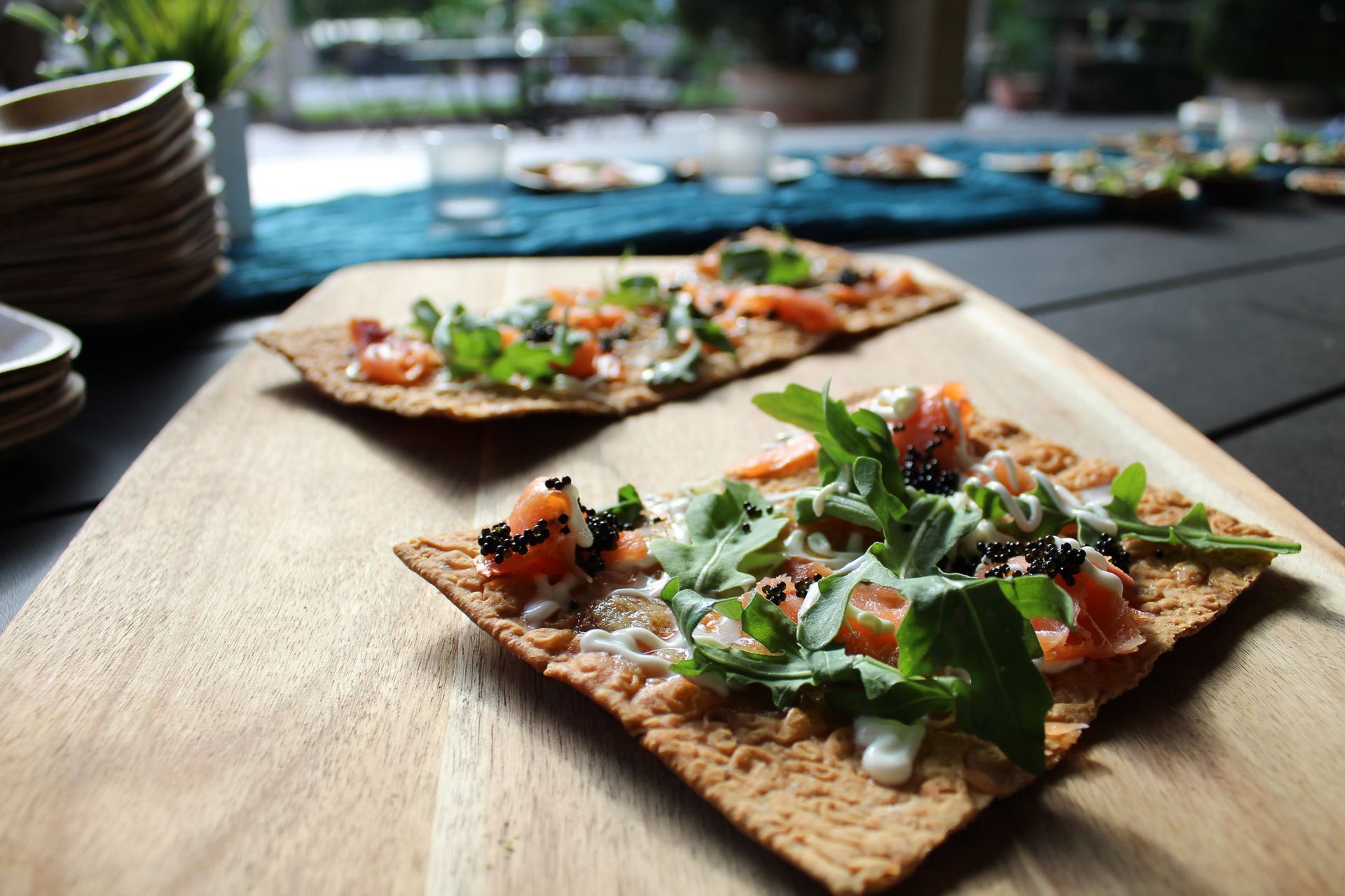 flatbread station