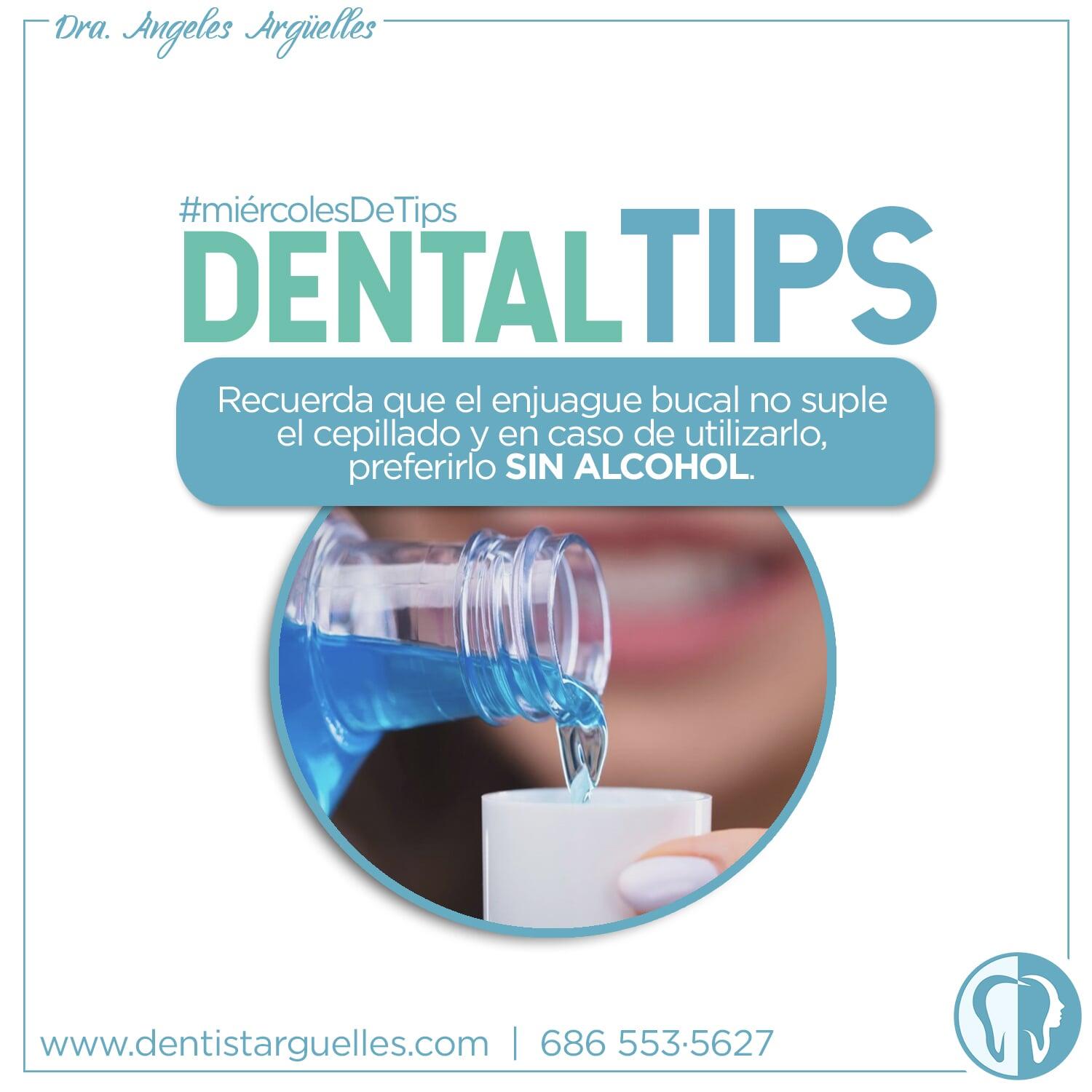 DRA. ÁNGELES ARGÜELLES MERCADO - enjuague bucal