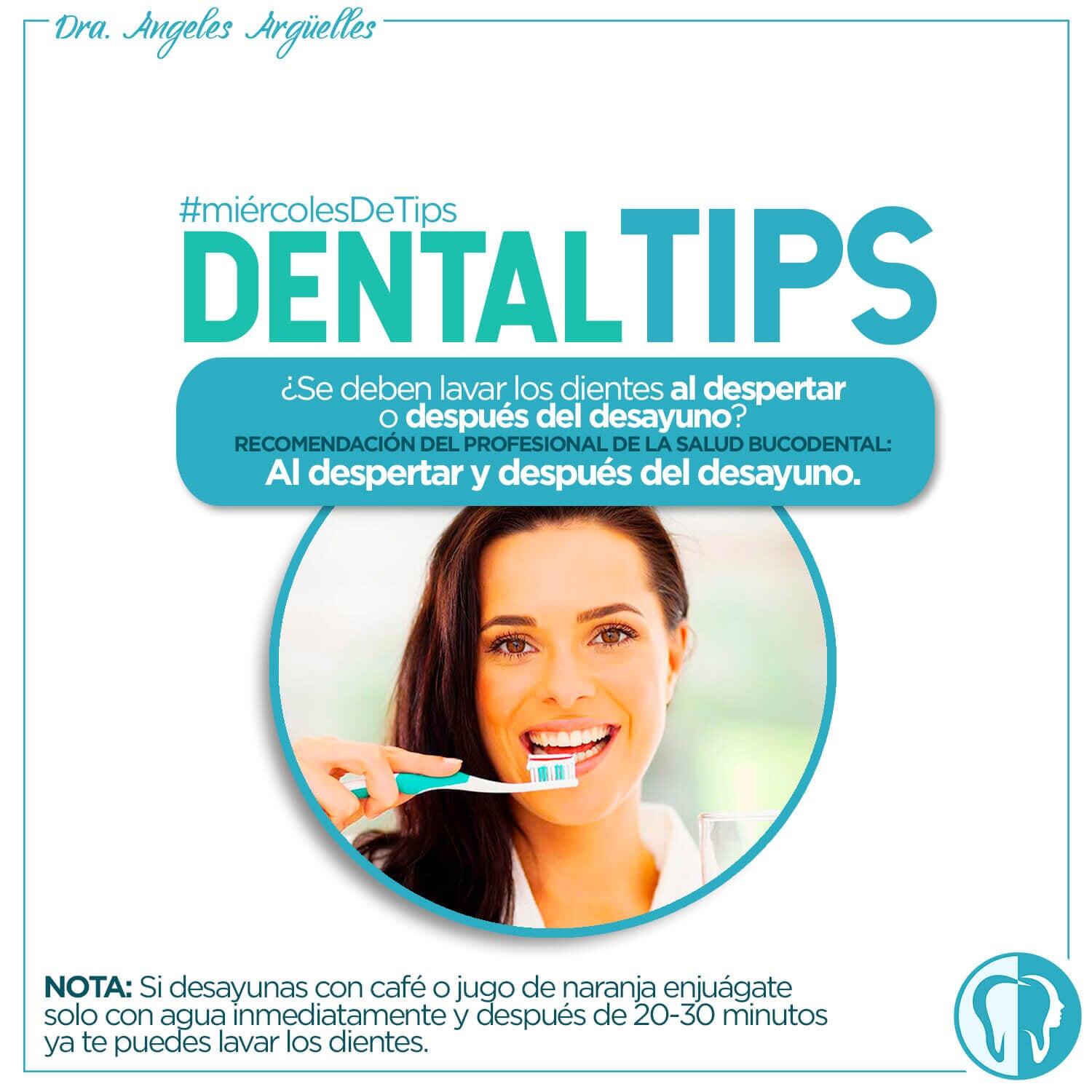 DRA. ÁNGELES ARGÜELLES MERCADO - lavar dientes
