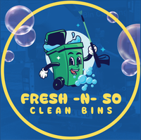 Fresh-N-So Clean Bins trash bin cleaning mascot