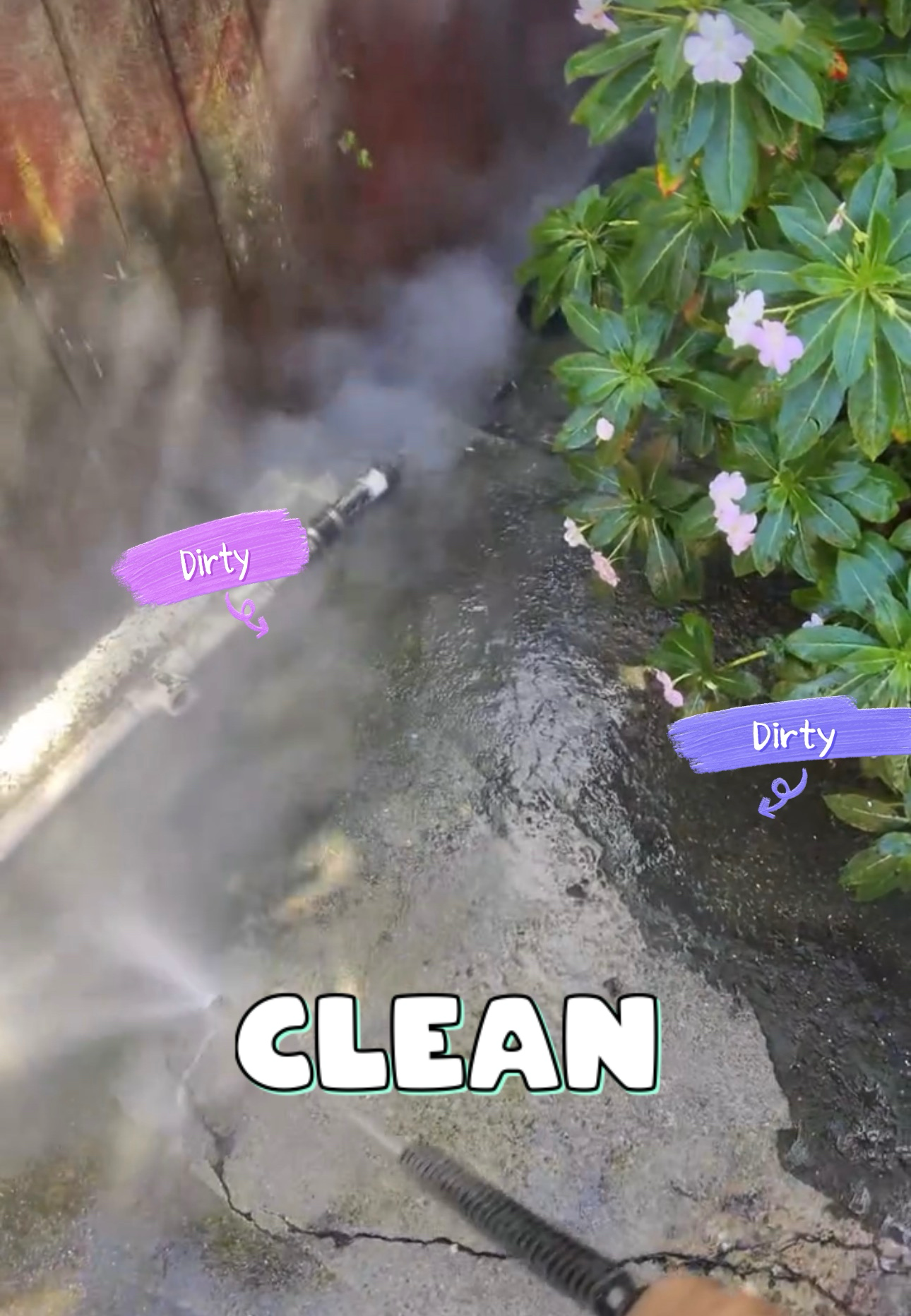 Professional pressure washing service cleaning an outdoor surface in Martinez, California