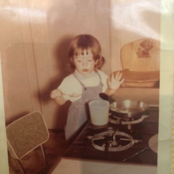 Lynn as a child