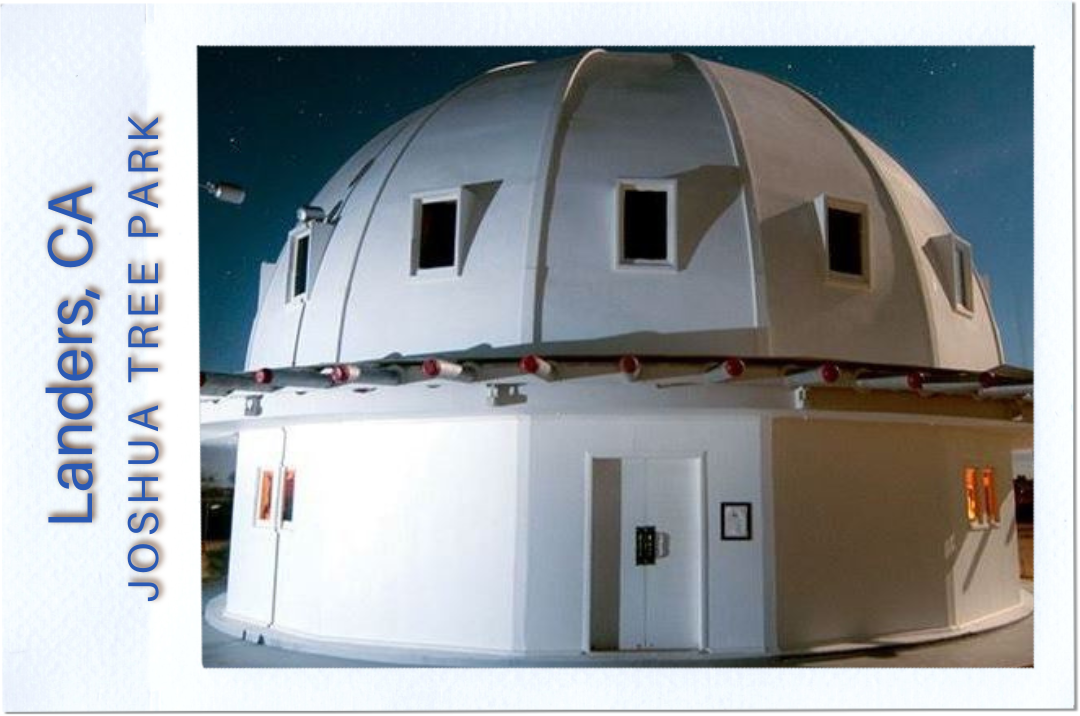 a picture of a dome at landers ca joshua tree park