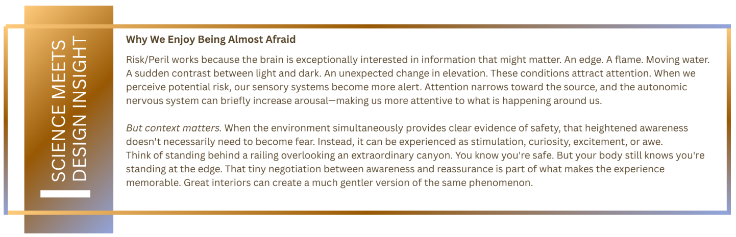 Why We Enjoy Being Almost Afraid