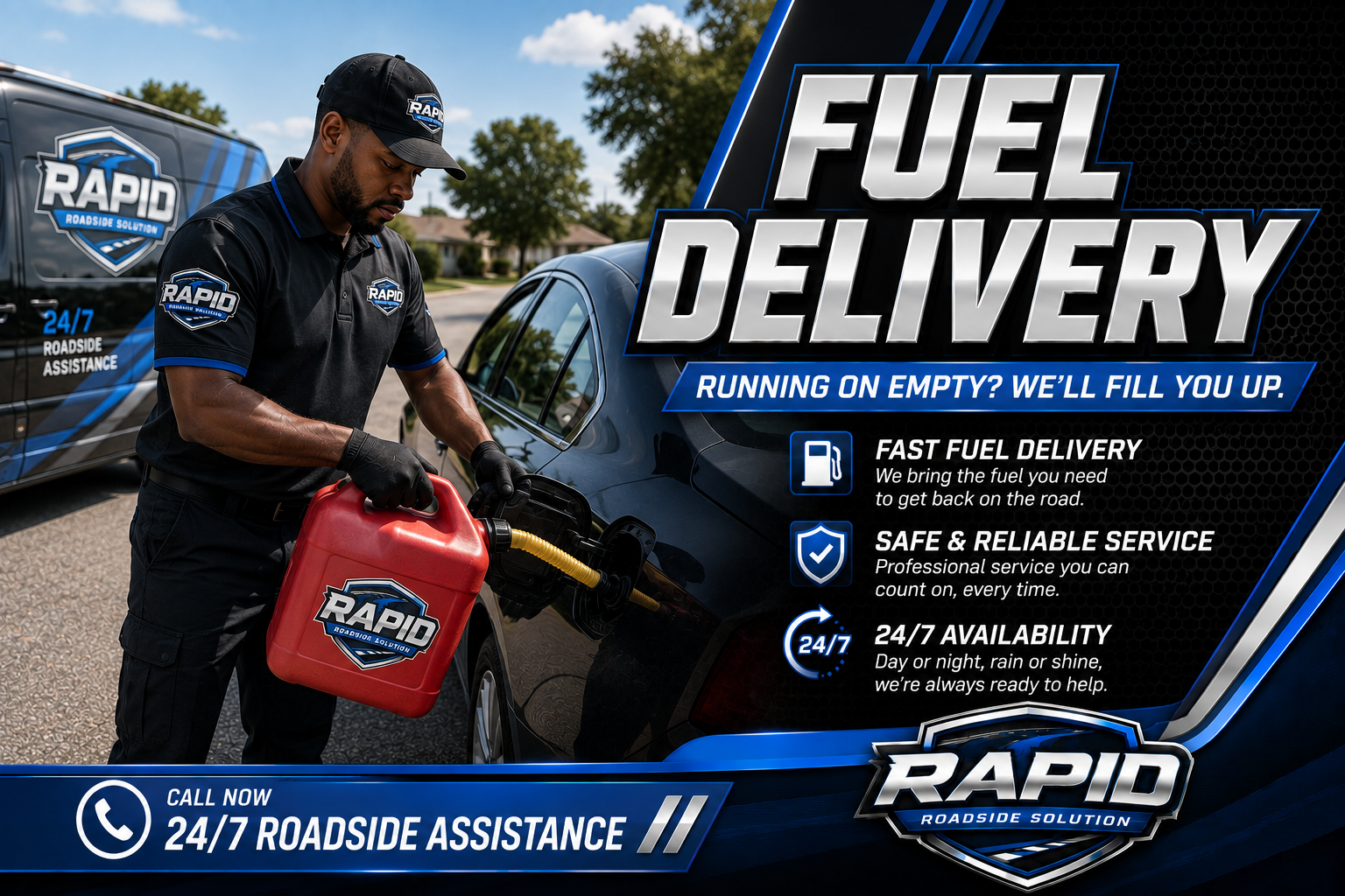 Emergency fuel delivery in Chicago — gas brought to your vehicle