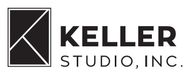 Logo: A black geometric design inside a white-bordered square, with