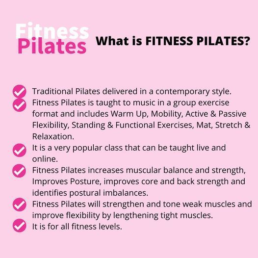 Click Image to discover what Fitness PILATES Classes AinyFit offers each week. What is Fitness PILATES?