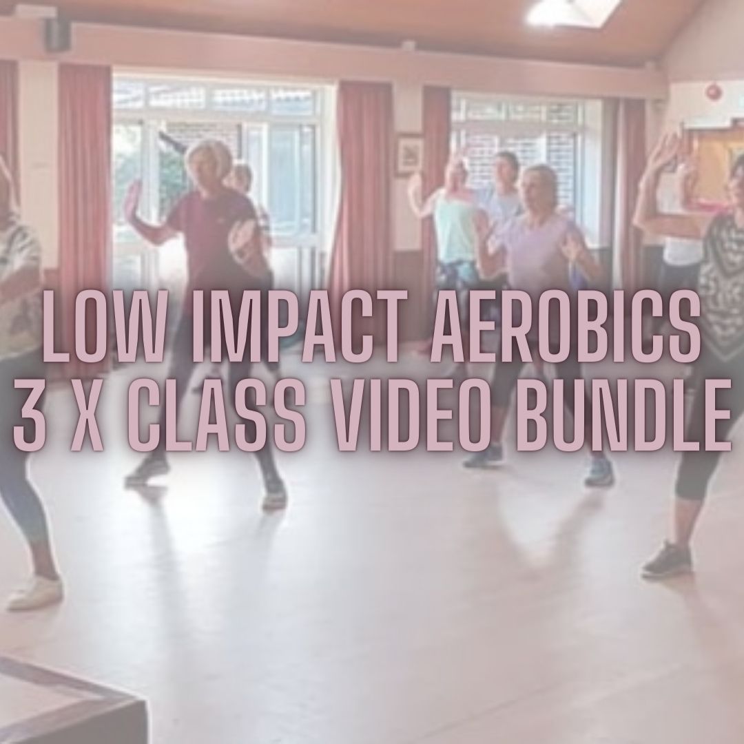 Click here to purchase your 3 x Class Low Impact Aerobics Buncle from AinyFit Ltd Low Impact Aerobics Class Bundle