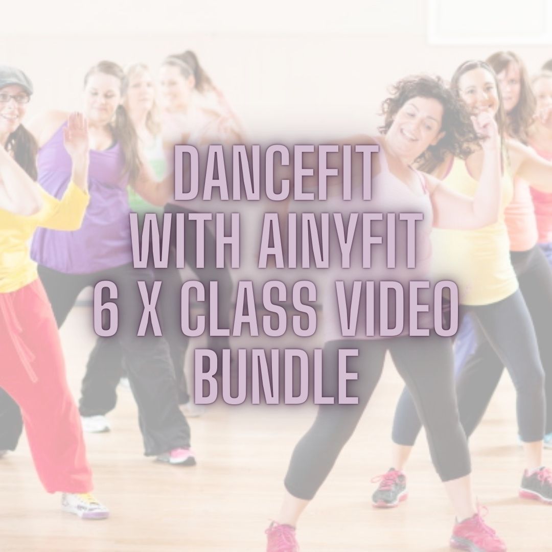 Click image to purchase your DanceFIT with AinyFit 6 x Class Video Bundle DanceFIT with AinyFit – Fun Dance Fitness Class Online | 6 Video Bundle for Home Workouts
