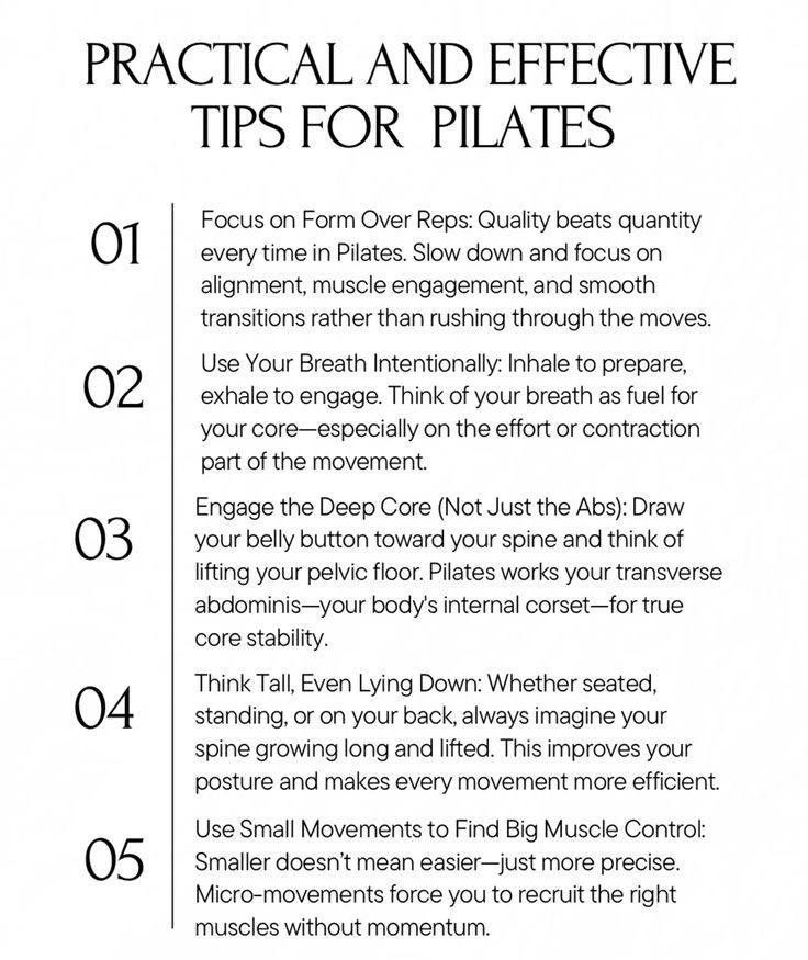 Pilates for Beginners: 5 Practical Tips for Core Strength and Better Posture