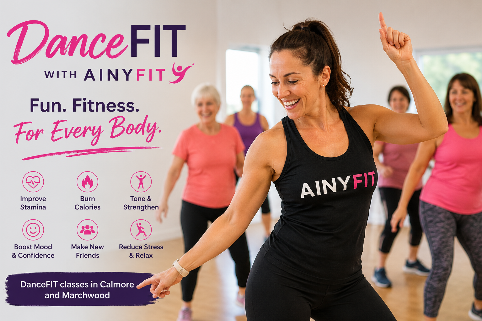 Find out more about AinyFit's DanceFIT Classes here.