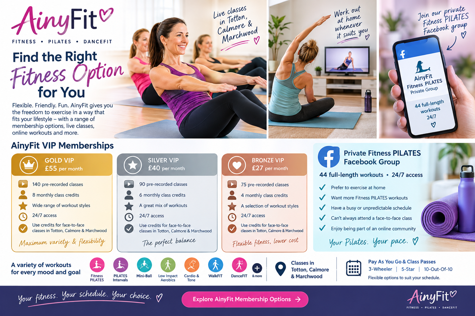 Explore AinyFit Membership Options