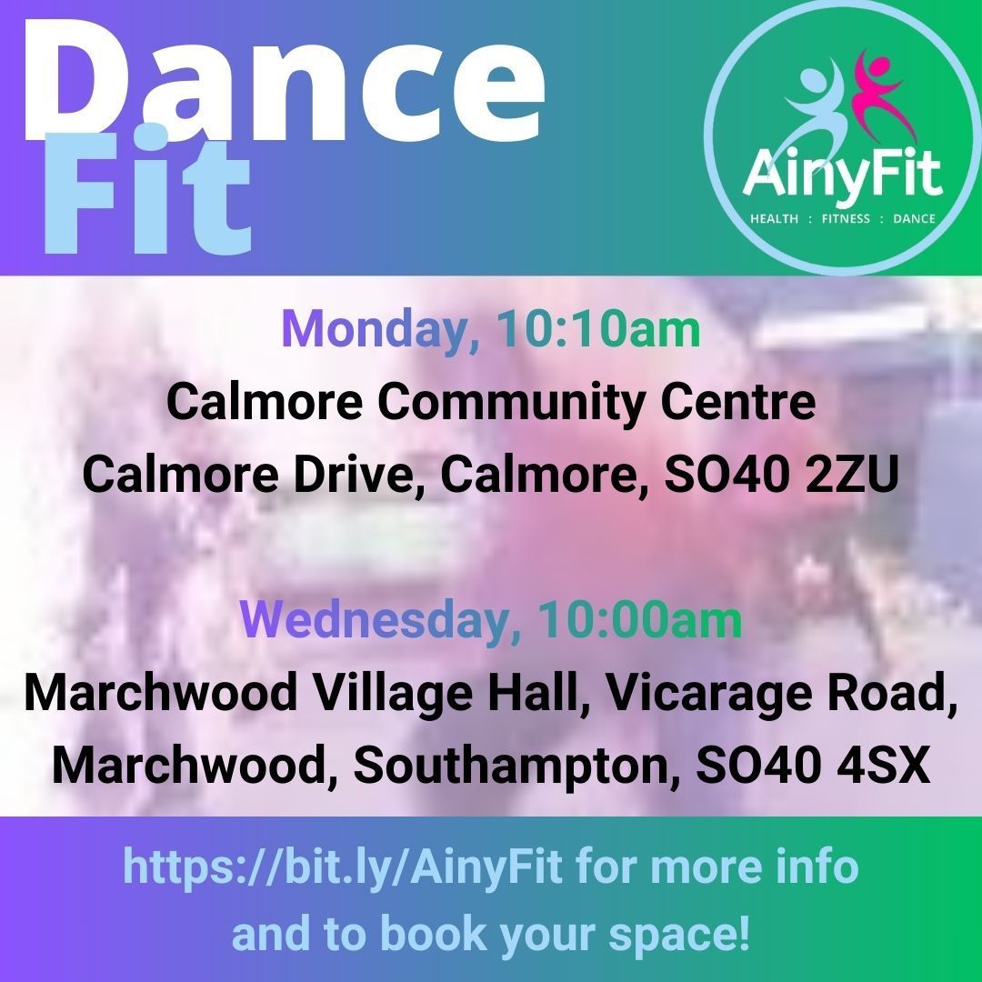 Click image to find out about our DanceFIT class timetable and to book your session. All you need to know about DanceFIT with AinyFit.