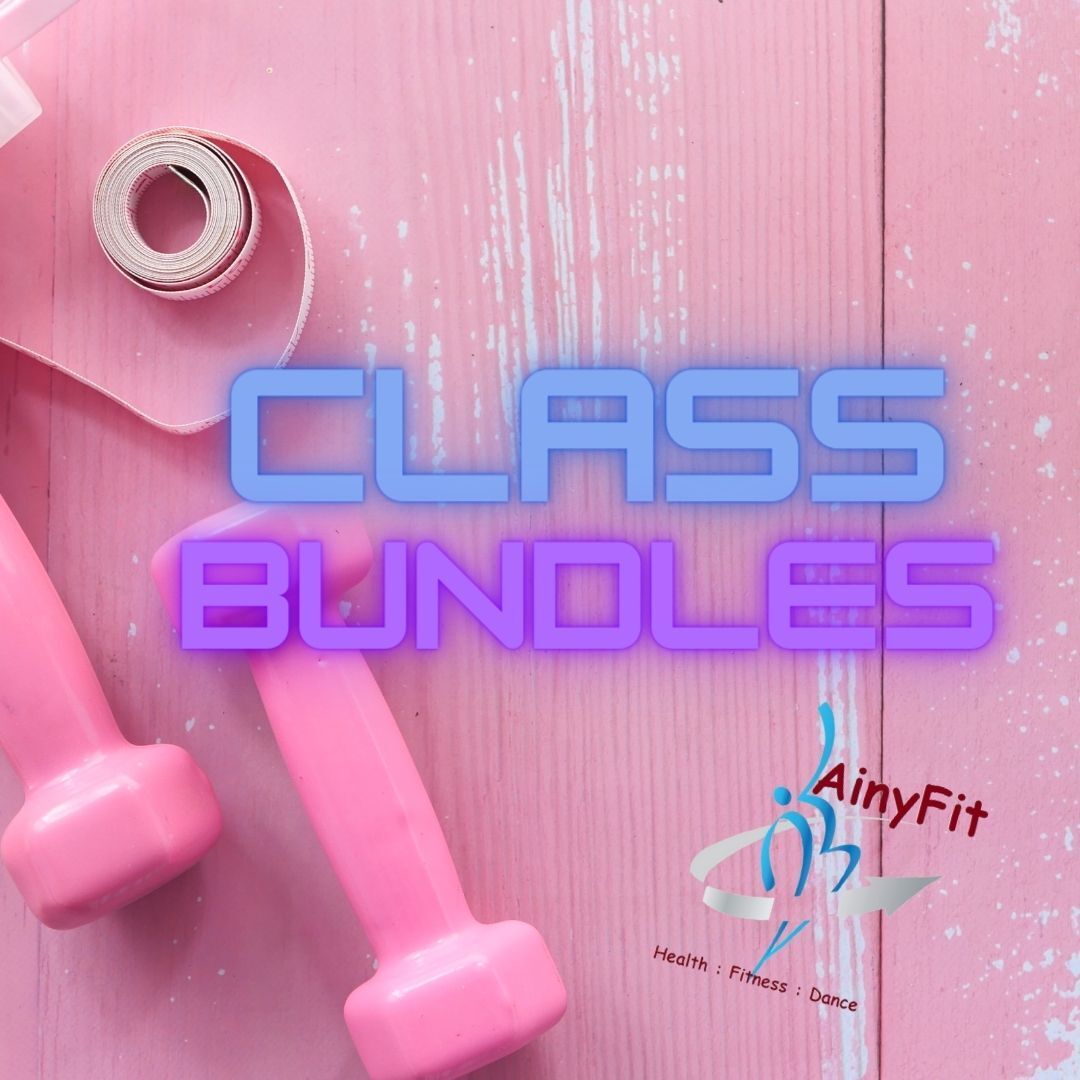 Click here to find out about AinyFit Ltd's pre-recorded Class Bundles Save Money and do your favourite workouts time and time again with a Class Bundle from AinyFit Ltd