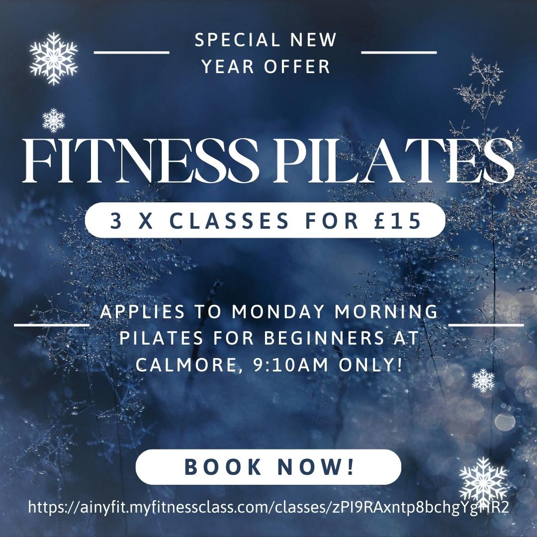Special New Year Offer for Fitness PILATES Classes
