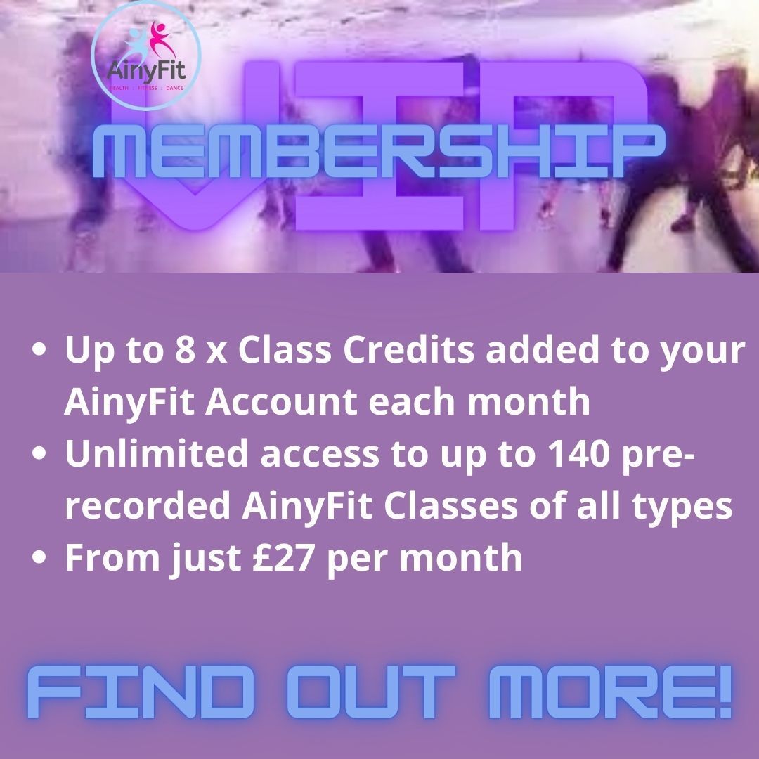 Click here to find out about the benefits of becoming a VIP Member of AinyFit Ltd AinyFit Ltd VIP Membership