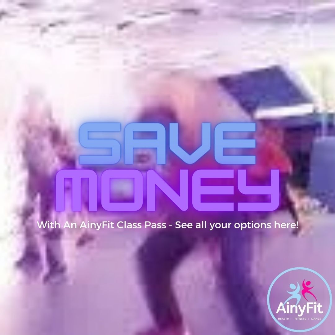 Click here to check out all the different Class Pass opeions AinyFit has to save you money overall on all your favourite classes! Save money with one of AinyFit's Class Passes