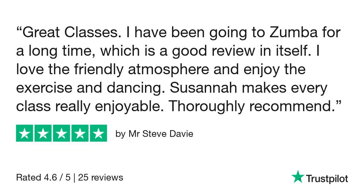 AinyFit's Classes are now rated 4.8 on TrustPilot
