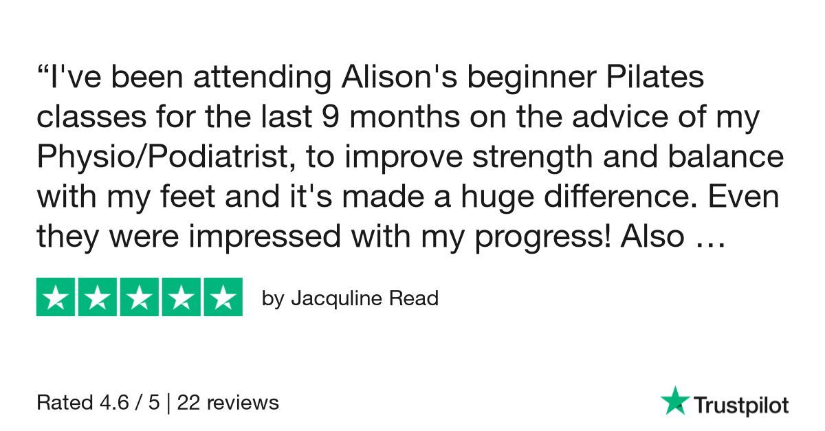 AinyFit's Classes are now rated 4.8 on TrustPilot
