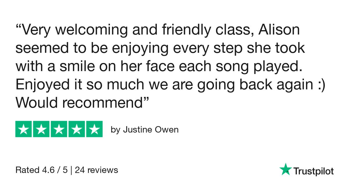 AinyFit's Classes are now rated 4.8 on TrustPilot