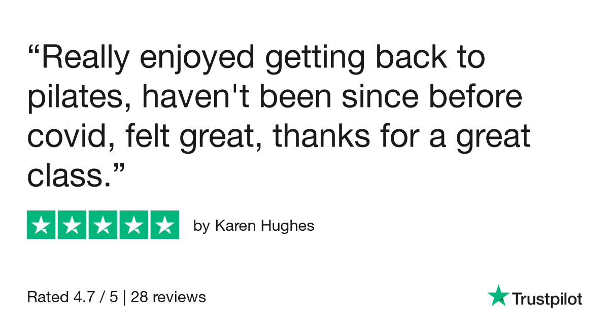 Click to see all AinyFit Ltd's reviews, and to leave one if you have enjoyed one of our classes. Thank you! Lovely reveiw from a returning member about AinyFit's Fitness PILATES class on a Monday evening!