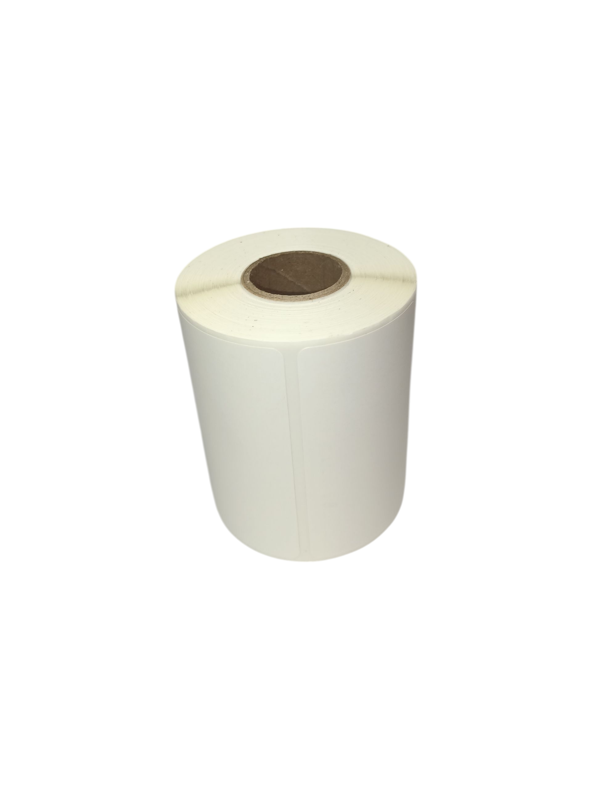 rollo de etiqueta blanca