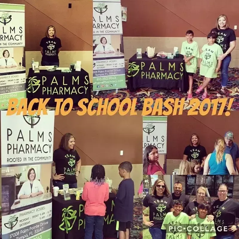 Palms pharmacy is hosting a back to school bash