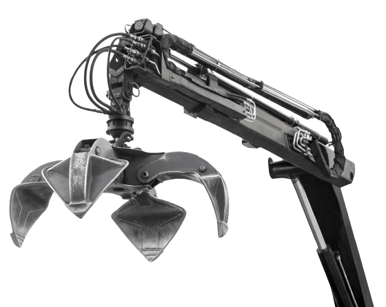 New Claw Crane — Gympie, QLD — Cooloola Scrap Metal New Claw Crane — Gympie, QLD — Cooloola Scrap Metal