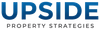Upside Property Strategies logo in blue and black text on a white background