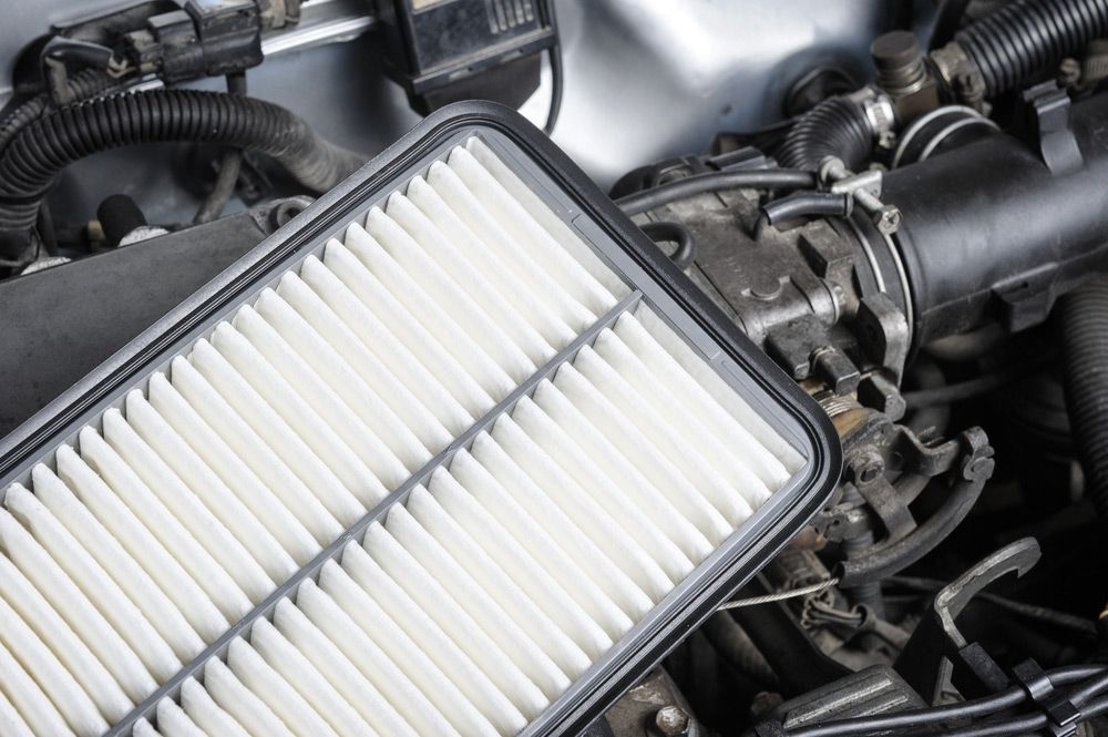 A Close up Of an Air Filter in A Car Engine — A & K Auto Electrical & Air Conditioning in Gunnedah, NSW