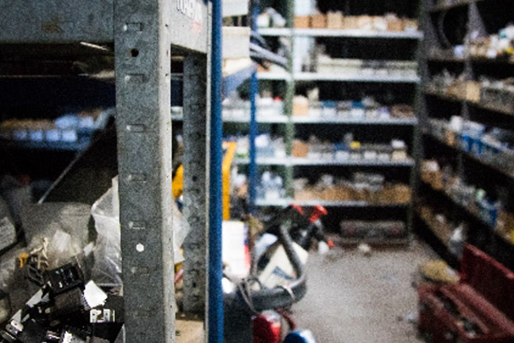 Shelves full of car parts — Auto Electrical & Air Conditioning in Tamworth, NSW