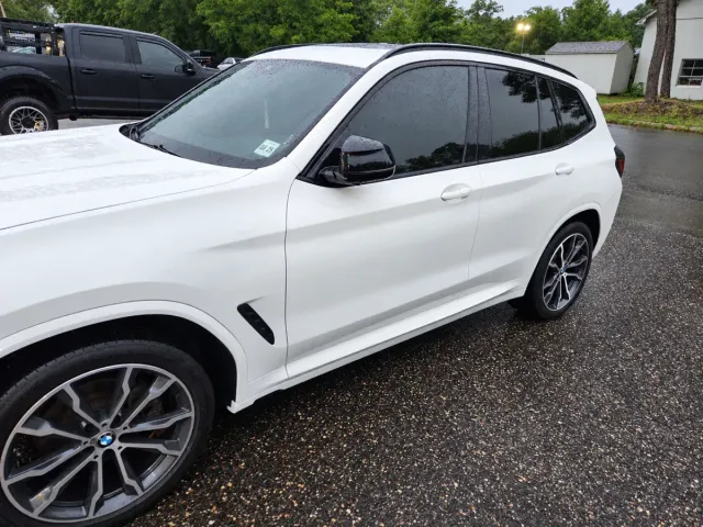 BMW X3 finished: left-side collision repair at Auto Craftman and Collision in Island Heights