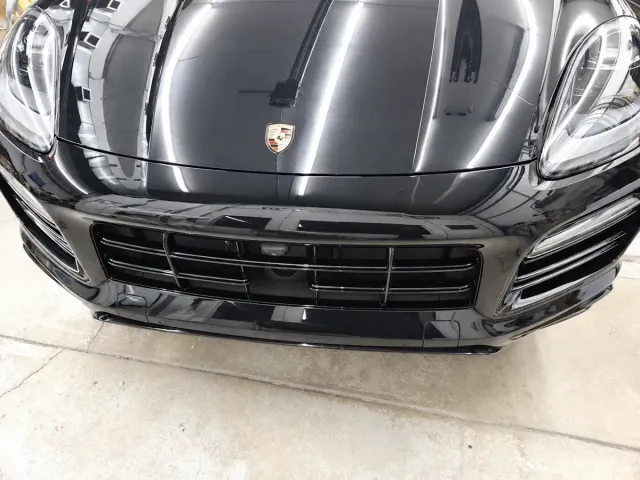 Porsche Cayenne E-Hybrid finished: front-bumper repair and refinishing at Auto Craftman and Collision in Island Heights