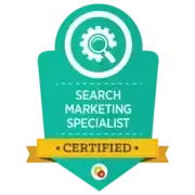 Digital Marketer Search Marketing Specialist certification. (see the picture)