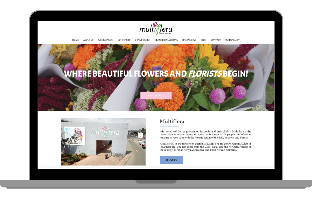 Webshure's website - Multiflora