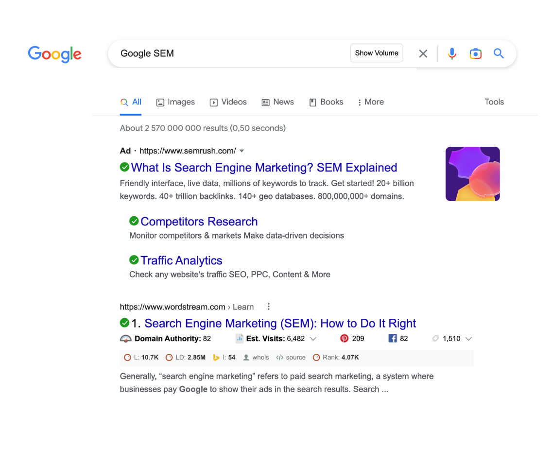 Google SEM
