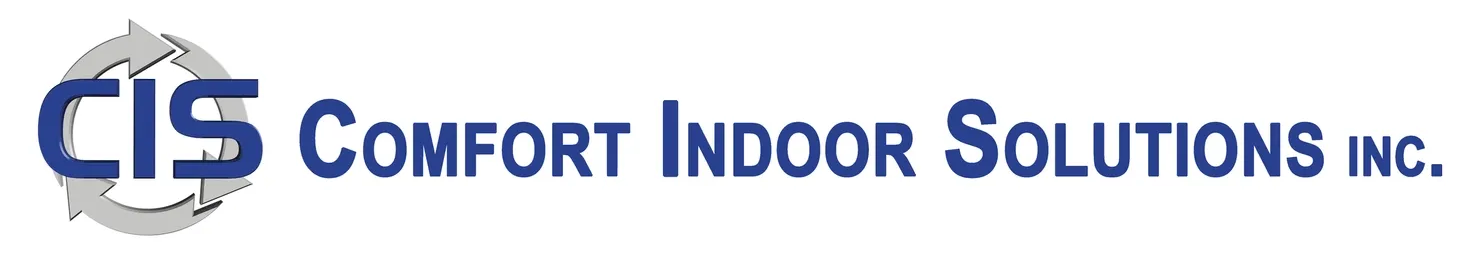 CIS Comfort Indoor Solutions Inc. logo with blue and gray text and a stylized “CIS” emblem