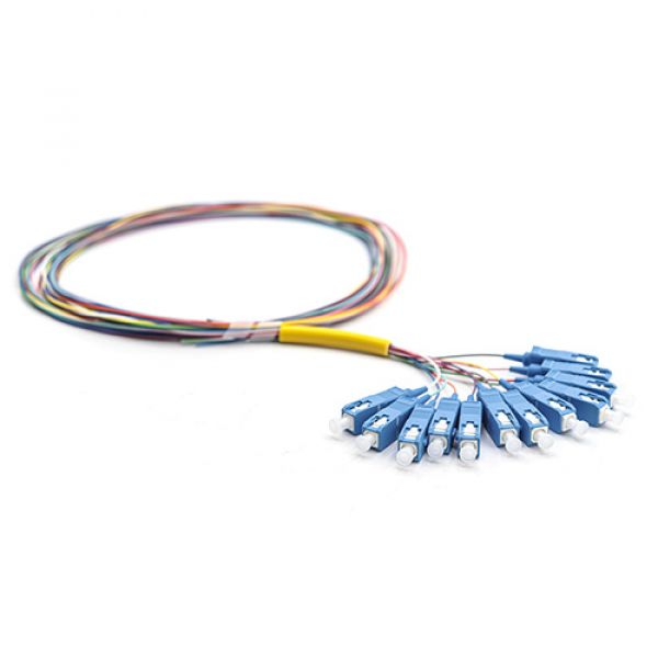 Pigtail Óptico Nazda 12 Cores SC/UPC SM Monomodo 1,5m