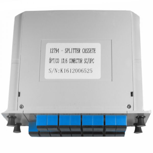 Cassete Splitter Óptico Nazda 1x16 Conector SC/UPC