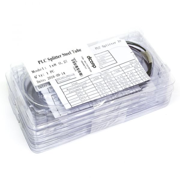 Splitter Óptico Nazda 1x8 Bare PLC