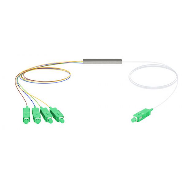 Splitter Óptico Nazda 1x4 Conector SC/APC