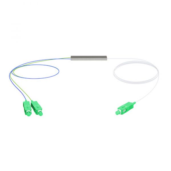 Splitter Óptico Nazda 1x2 Conector SC/APC