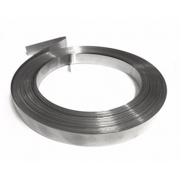 Fita De Aço Inox Nazda 430 Lisa 1/2 0,5mm X 25mts