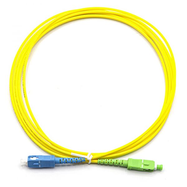 Cordão Óptico Nazda SC-UPC/SC-APC Simplex Sm Monomodo 1m