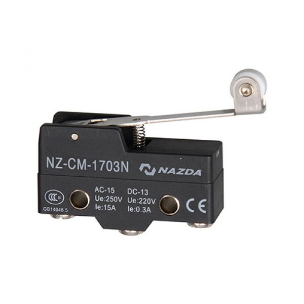 Micro Fim De Curso Nazda NZ-CM-1703N Haste Com Roldana