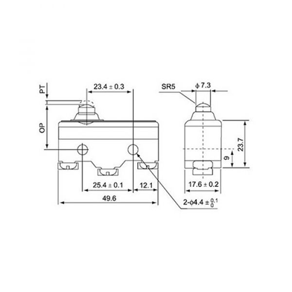 Micro Fim De Curso Nazda NZ-CM-1306 Pistão